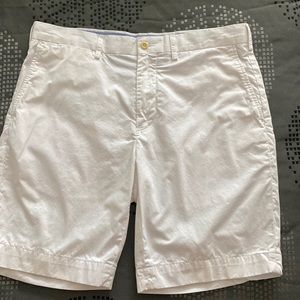 Polo Ralph Loren Classic Fit White Shorts 100% cotton very good preowned sz 34